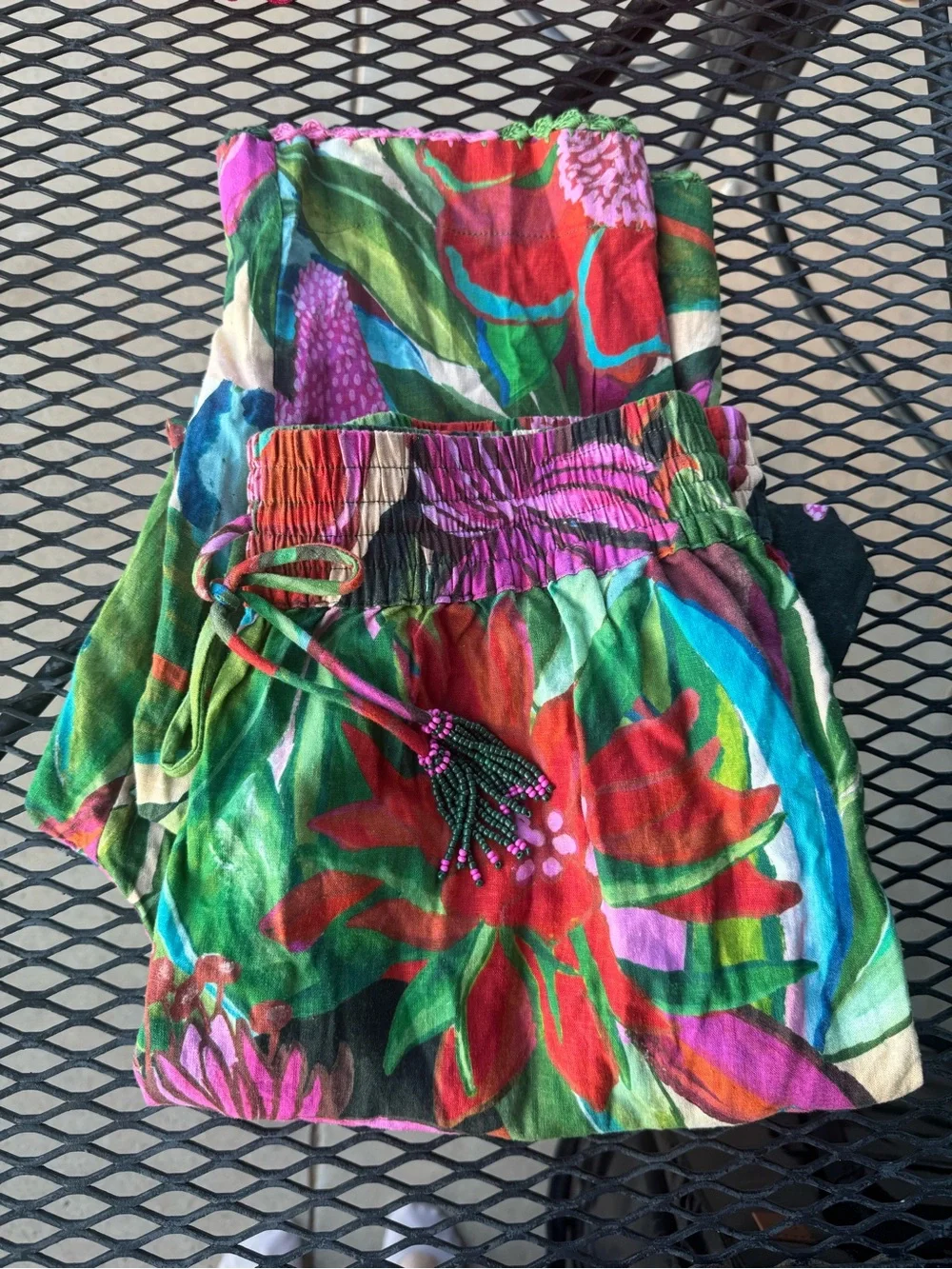 FARM RIO Jardín de Reve Floral-Print Pants XL NWOT - Picture 11 of 16